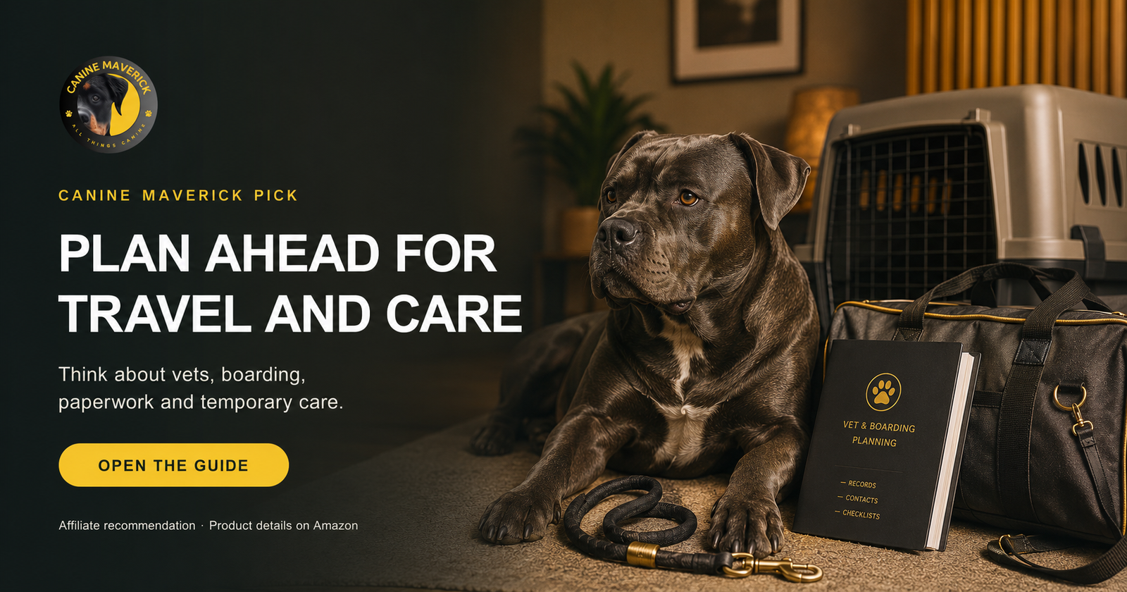 Travelling, Boarding and Temporary Care With an Exempt XL Bully